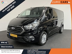 Ford Transit Custom - 300 2.0 TDCI L2H1 Limited Dubbele cabine Navi| Airco| 2 Schuifdeuren | Trekhaak| PDC| Carp