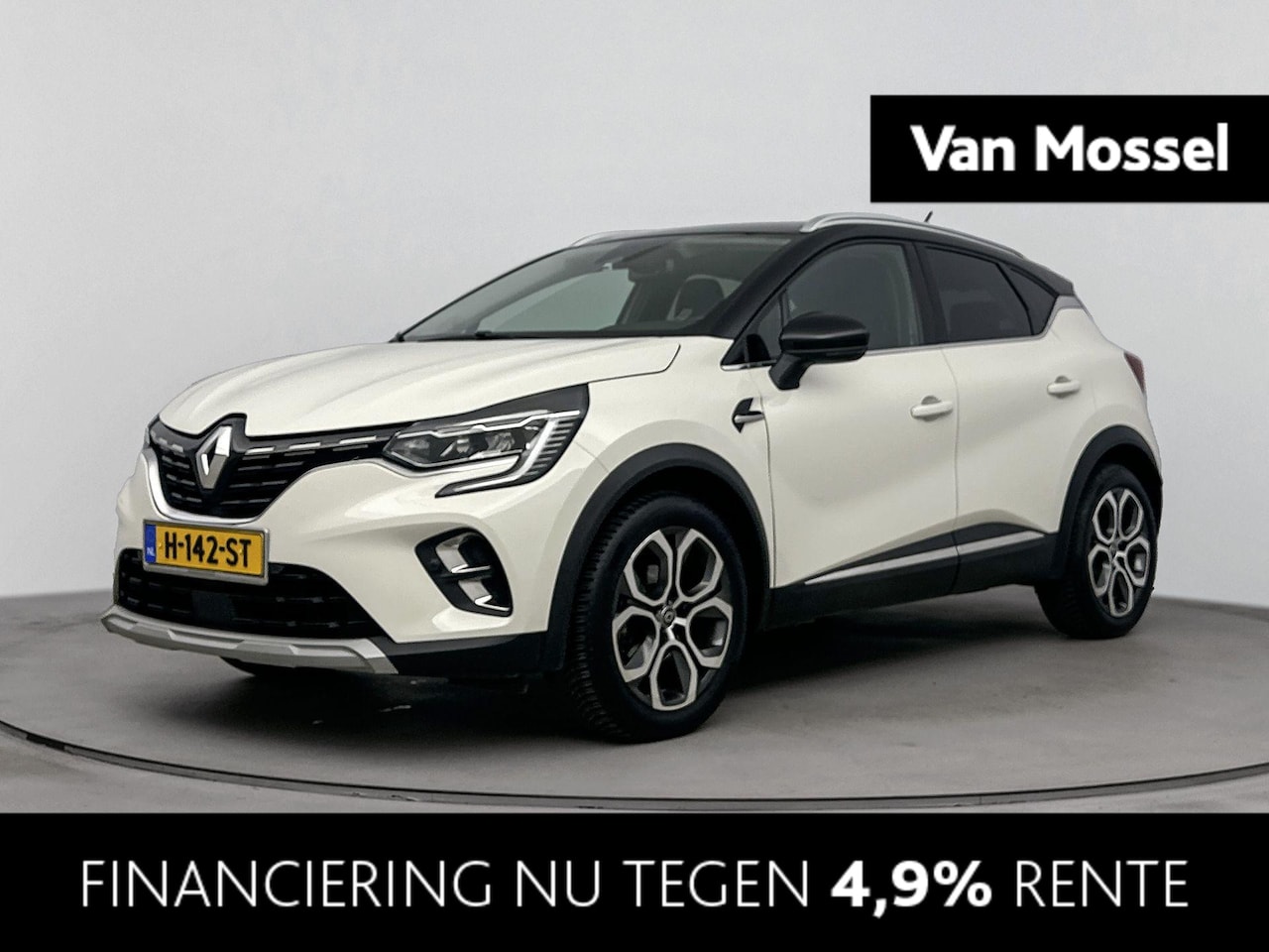Renault Captur - 1.3 TCe Intens 130PK | Trekhaak | Navigatie | Achteruitrijcamera | Lederen Bekleding | App - AutoWereld.nl
