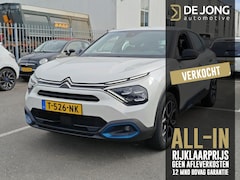 Citroën Ë-C4 - Feel 50 kWh ALL-INRIJKLAARPRIJS/Navi/Camera/18"velgen/Adaptieve Cruise Control