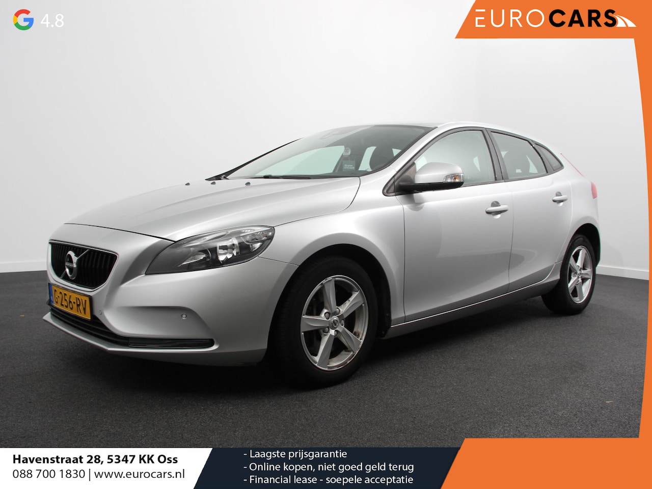 Volvo V40 - 1.5 T2 Automaat Momentum | Airco | Navigatie | Parkeersensoren | Lichtmetalen velgen | Blu - AutoWereld.nl