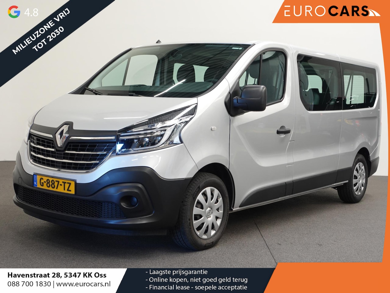 Renault Trafic Passenger - 2.0 dCi 120 L2H1 9 Persoons Airco Bluetooth  Led  Parkeersensoren - AutoWereld.nl