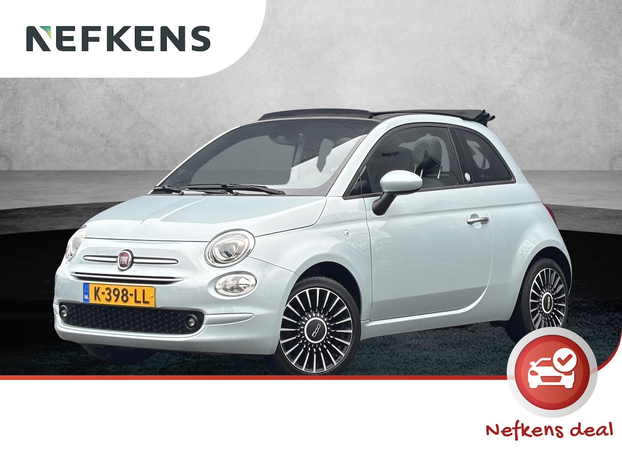 Fiat 500 C - 1.0 Hybrid Launch Edition | 1ste eigenaar | Climate | Navigatie | Parkeersensoren | 16" LM - AutoWereld.nl