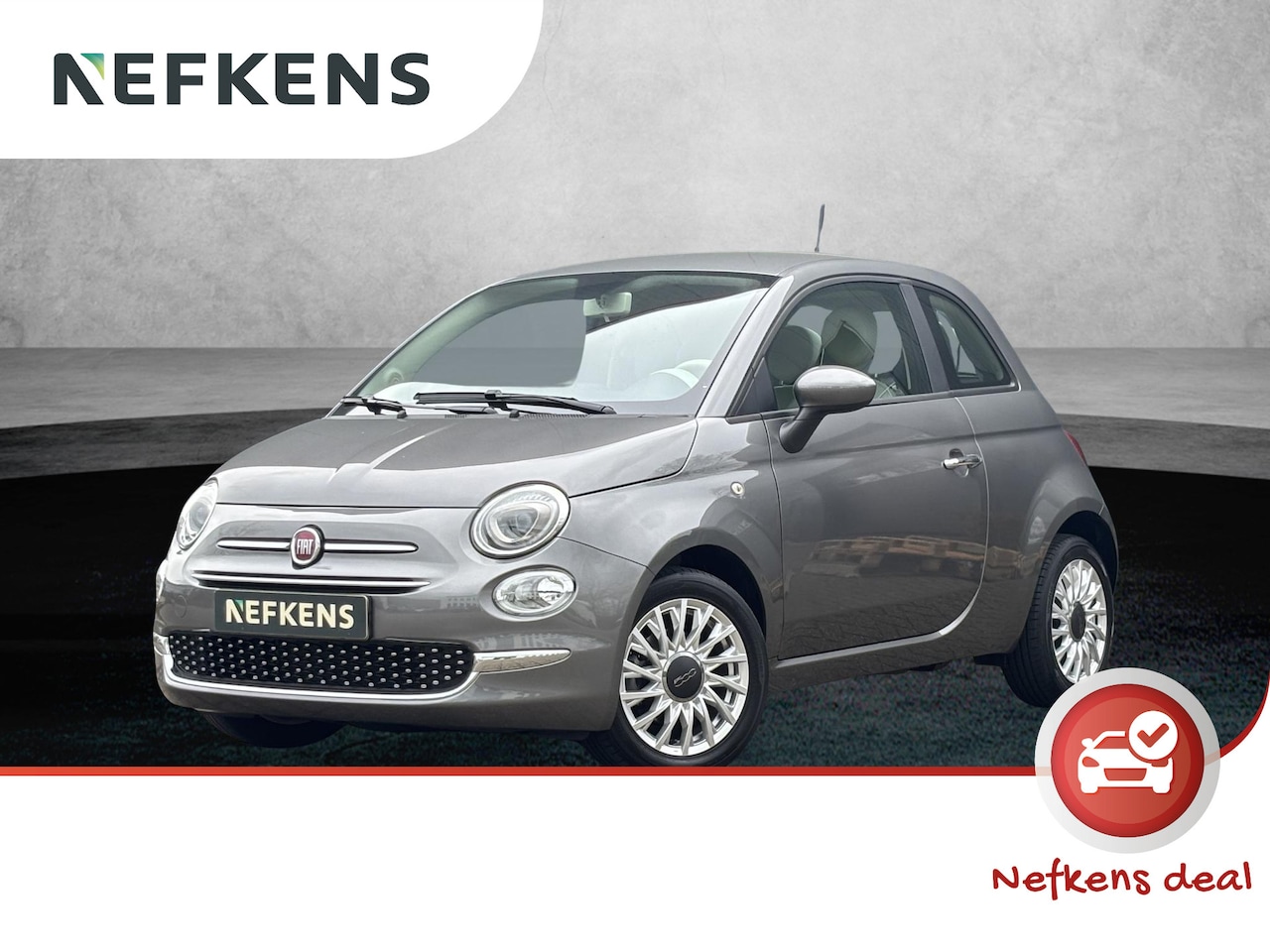 Fiat 500 - 1.0 Hybrid Lounge | Airco | AppleCarPlay/Android | Cruise control | Parkeersensoren achter - AutoWereld.nl