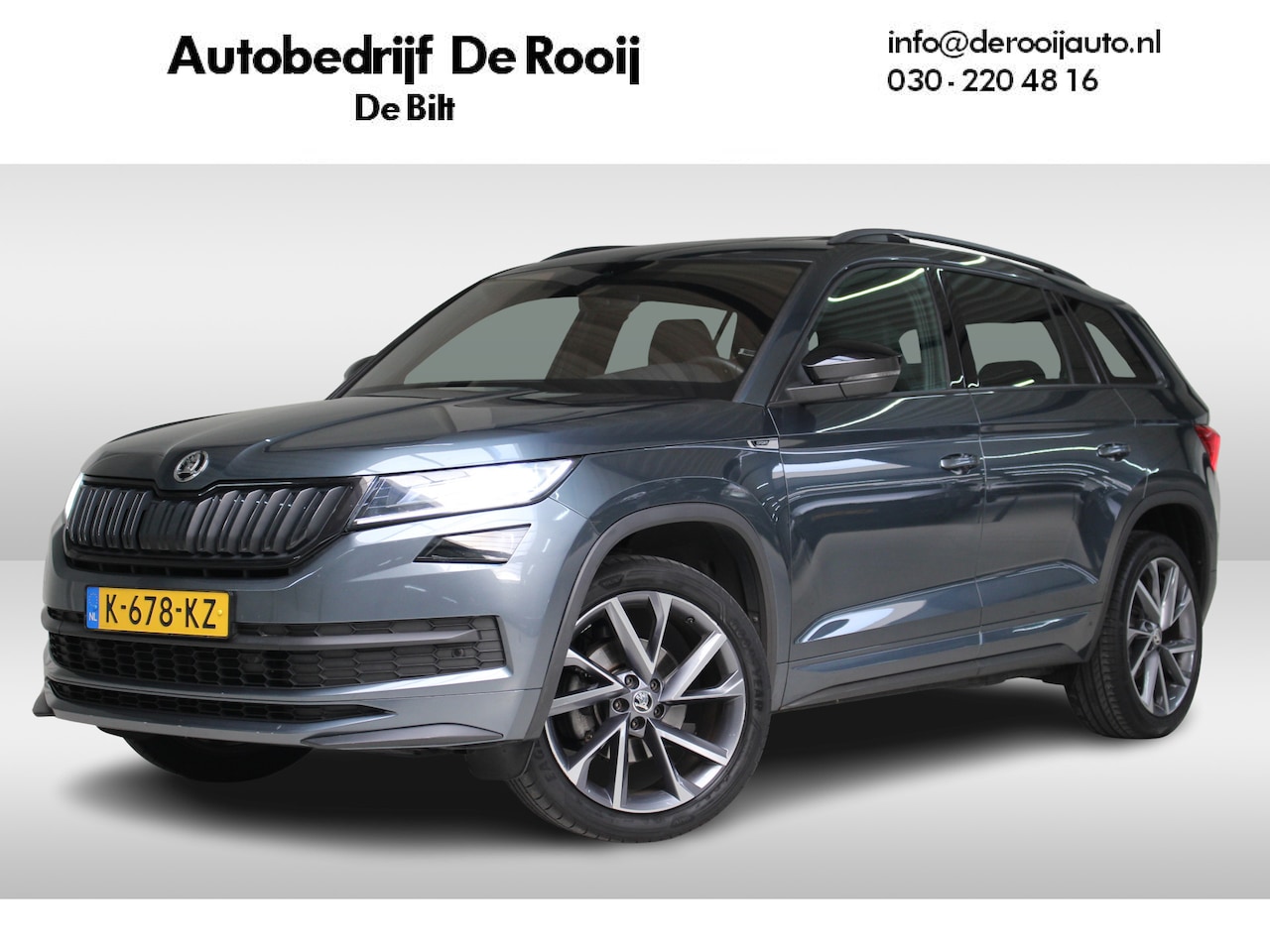 Skoda Kodiaq - 1.5 TSI Sportline Business Automaat Panoramadak | Trekhaak | Climate control | Lichtmetale - AutoWereld.nl