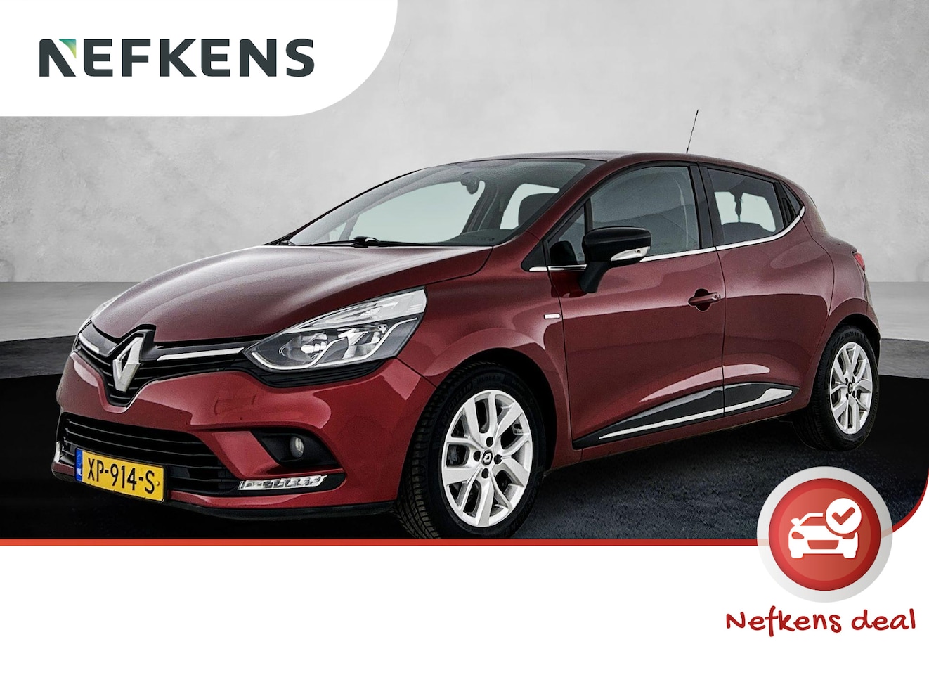 Renault Clio - 0.9 Limited 90pk | Navigatie | Airco | Cruise Control | 16"LMV | Parkeersensoren | Apple C - AutoWereld.nl