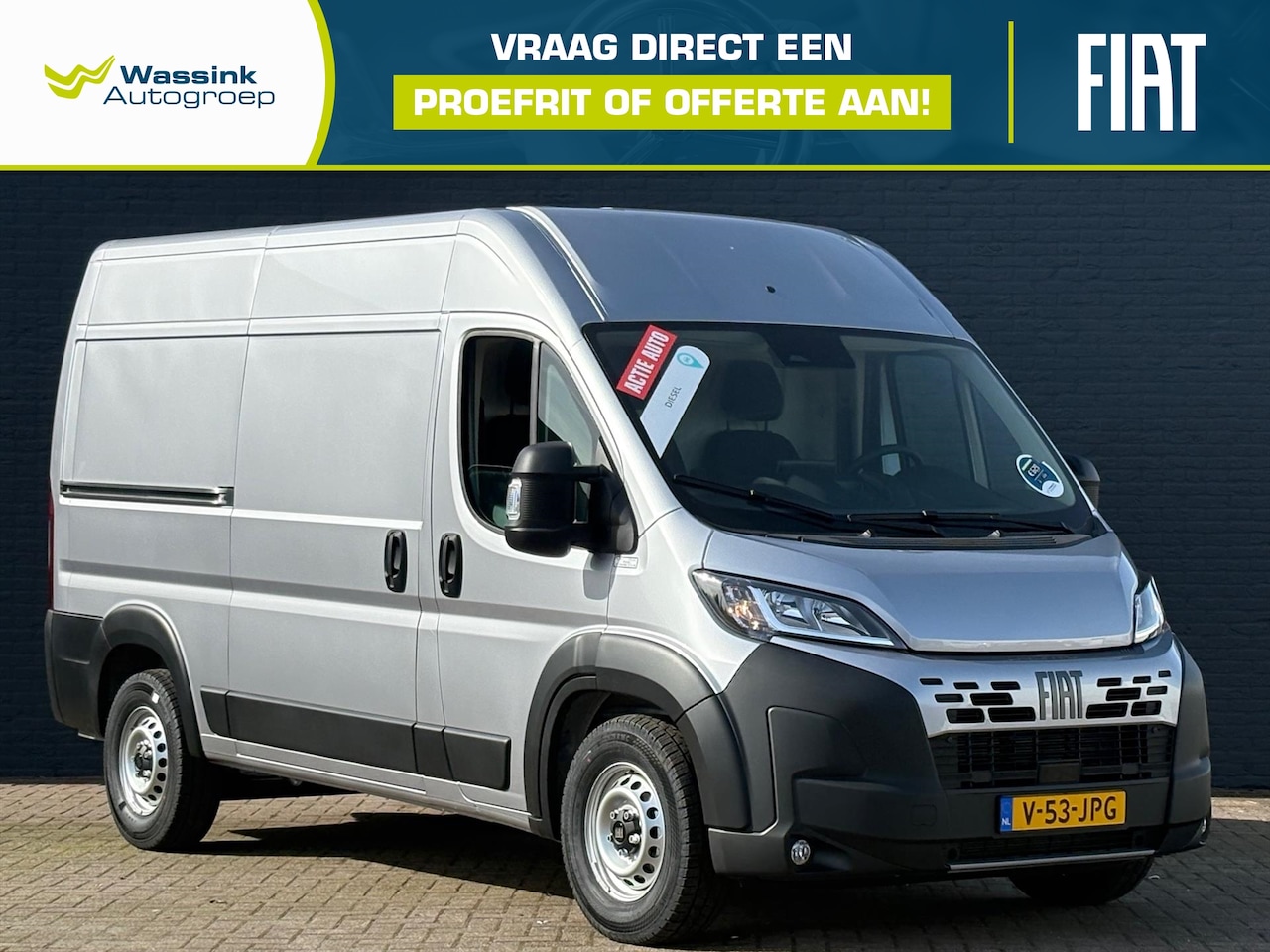 Fiat Ducato - FIAT Ducato GB 2.2 MJ 140pk L2H2 35H | Navi | Carplay | Pack Worksite Heavy | Pack Techno - AutoWereld.nl