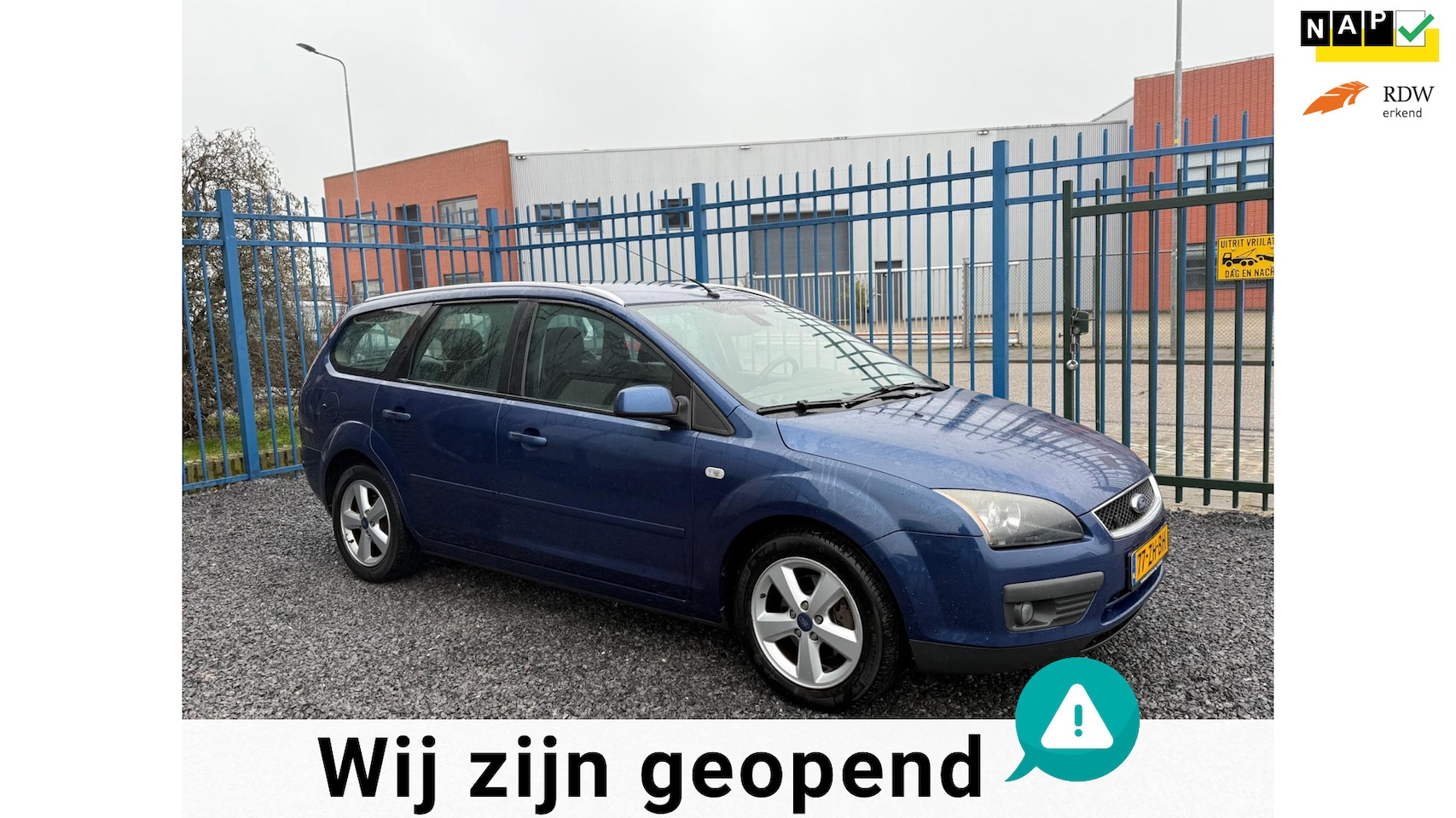 Ford Focus Wagon - 1.8-16V Ambiente Flexifuel AIRCO!APK!KOOPJE! - AutoWereld.nl