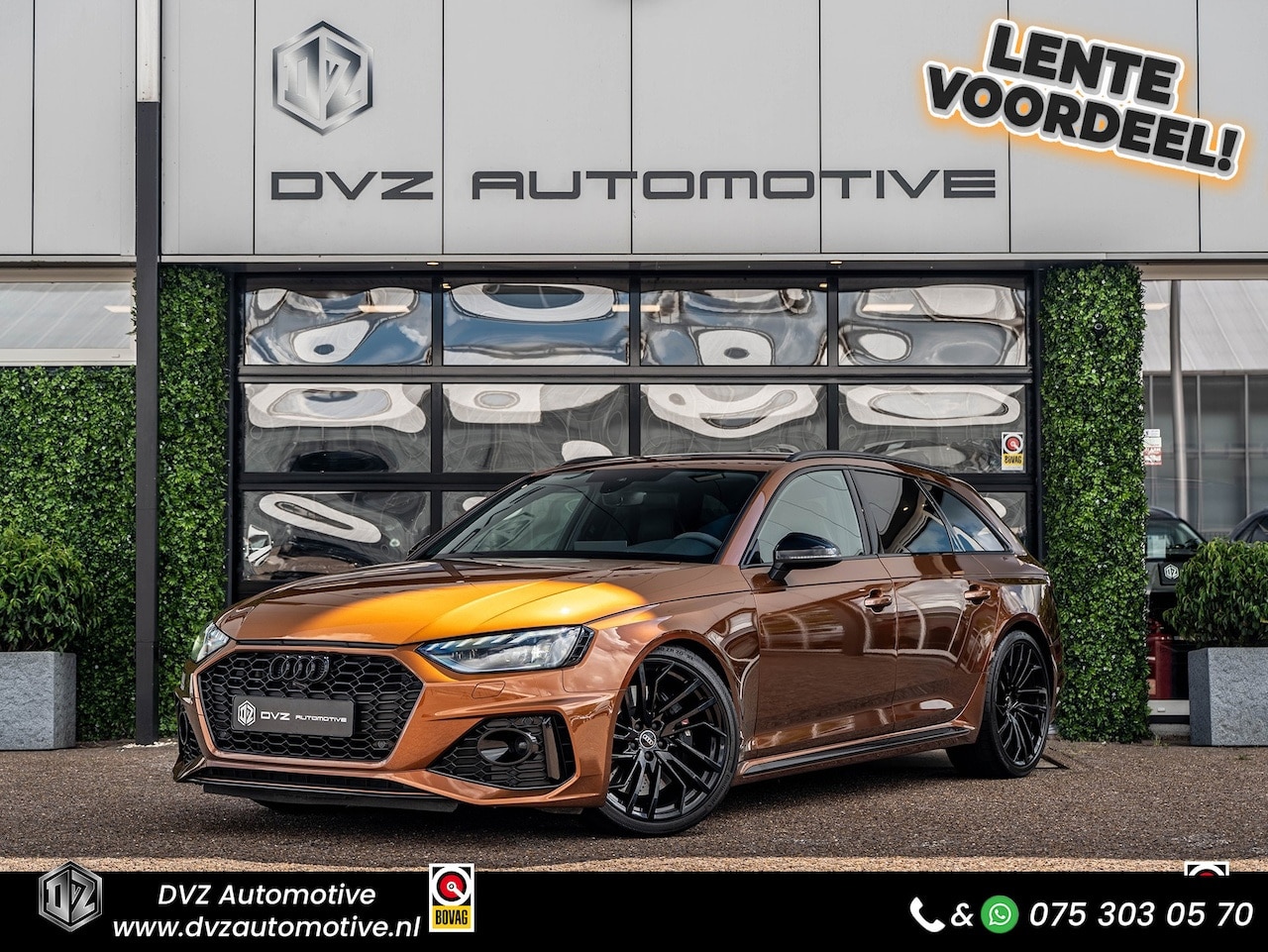 Audi A4 Avant - RS4 2.9 TFSI 450PK Quattro | RS Dynamic | B&O Sound | Sport Uitlaat | Black Optik | BTW - AutoWereld.nl