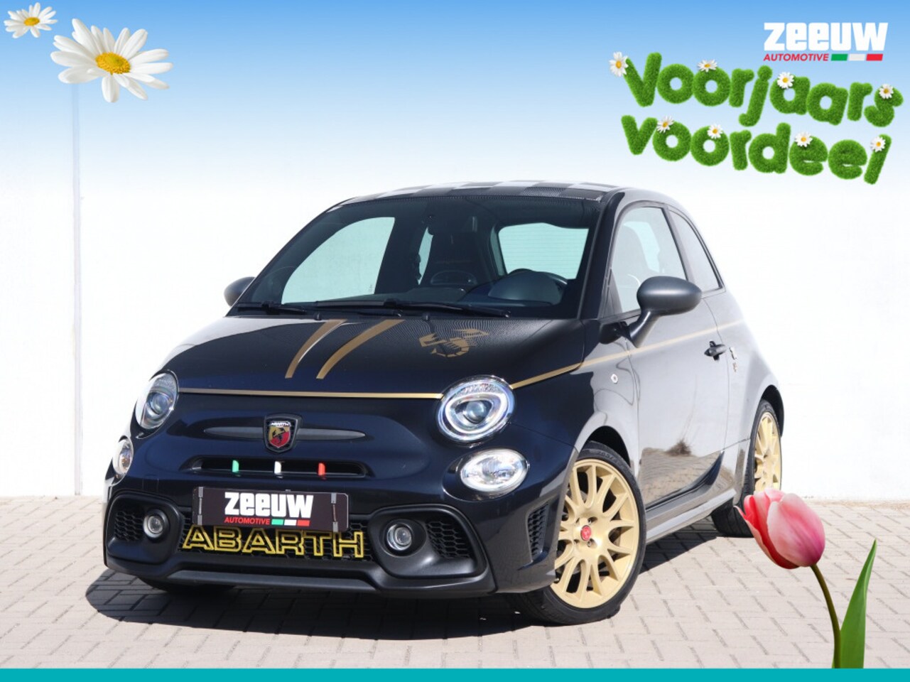 Abarth 595 - 1.4 T-Jet 165 PK Turbo Scorpione Oro | 1 of 2000 | 17" - AutoWereld.nl