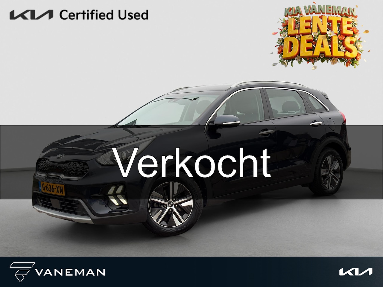 Kia Niro - 1.6 GDi Hybrid DynamicLine | Automaat | Camera | Cruise | Sensoren | Apple Carplay & Andro - AutoWereld.nl