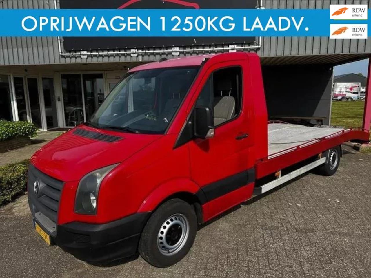 Volkswagen Crafter - 2.5 TDI AIRCO/3 ZITS/LAADVER 1250kg Oprijwagen - AutoWereld.nl