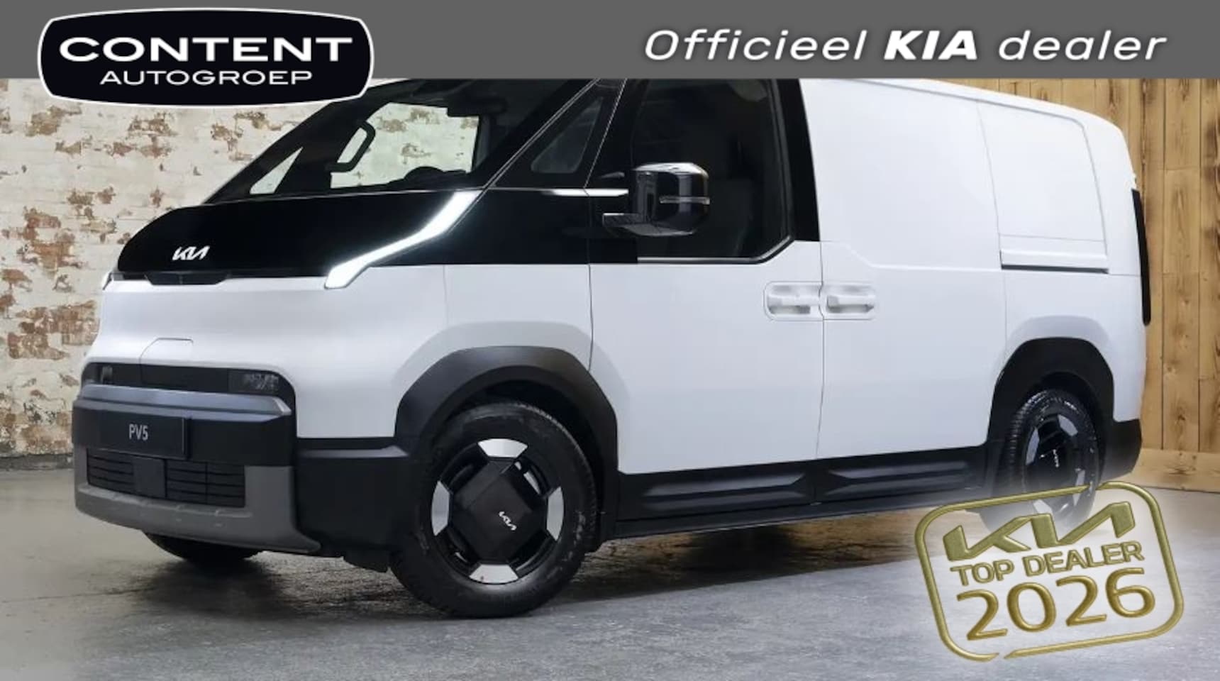 Kia PV5 - Cargo 51.5 kWh 163pk L2H1 Essential NIEUW - SNEL LEVERBAAR - AutoWereld.nl
