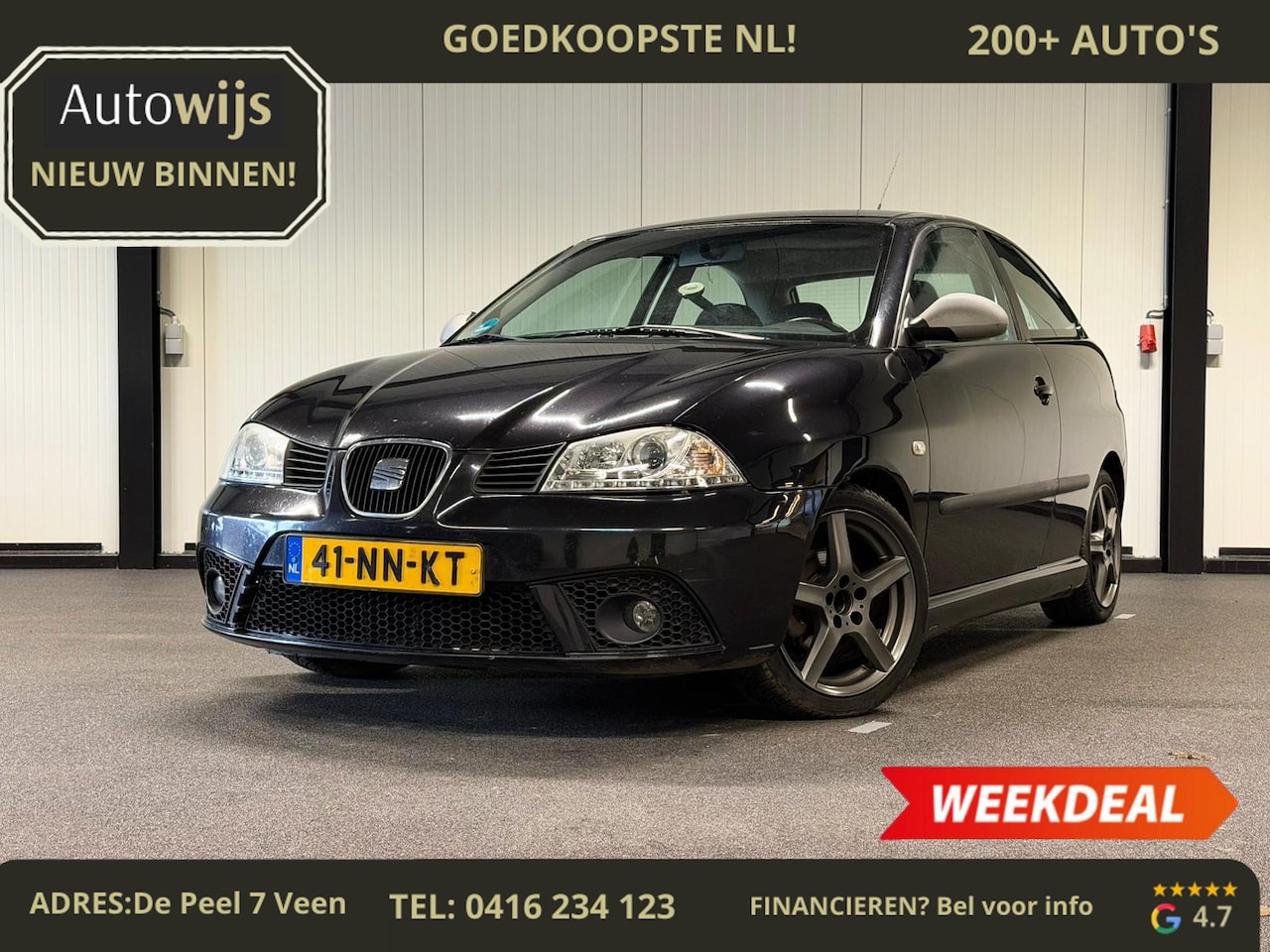 SEAT Ibiza - 1.4-16V Sport|XENON|LM VELG|SPORT! - AutoWereld.nl