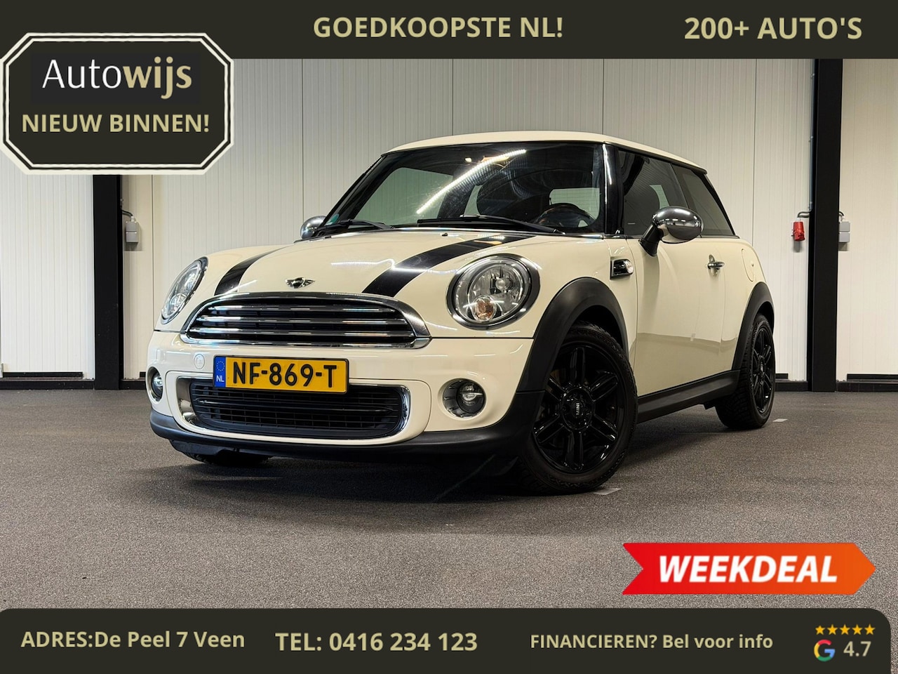 MINI One - Mini 1.6 Chili|NAV|CRUISE|STOELVERW|LM-VELG - AutoWereld.nl