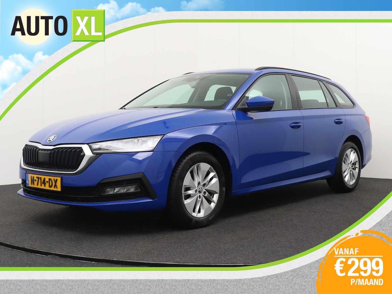 Skoda Octavia Combi - 1.0T 110 PK Aut. Business+ Sportstoelen Camera Dodehoek - AutoWereld.nl