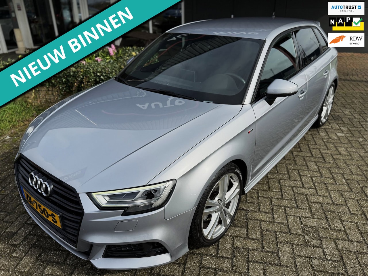 Audi A3 Sportback - 1.5 TFSI 3X S-LINE ECC/CRUISE/NAV/LED/PDC APK+NAP - AutoWereld.nl