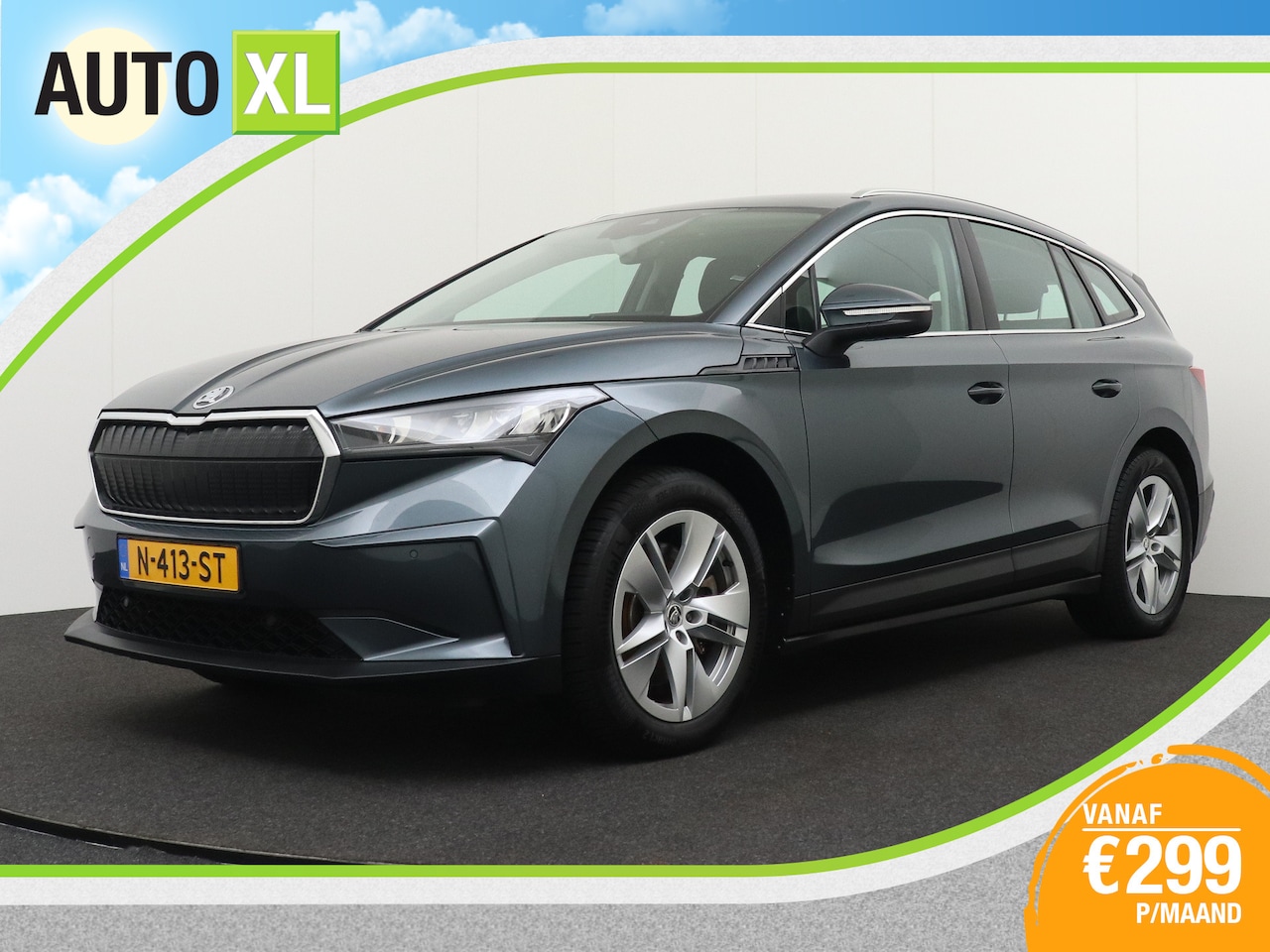 Skoda Enyaq iV - 80 (92% SOH) Warmtepomp Half-Leder Elek.Trekhaak Camera - AutoWereld.nl