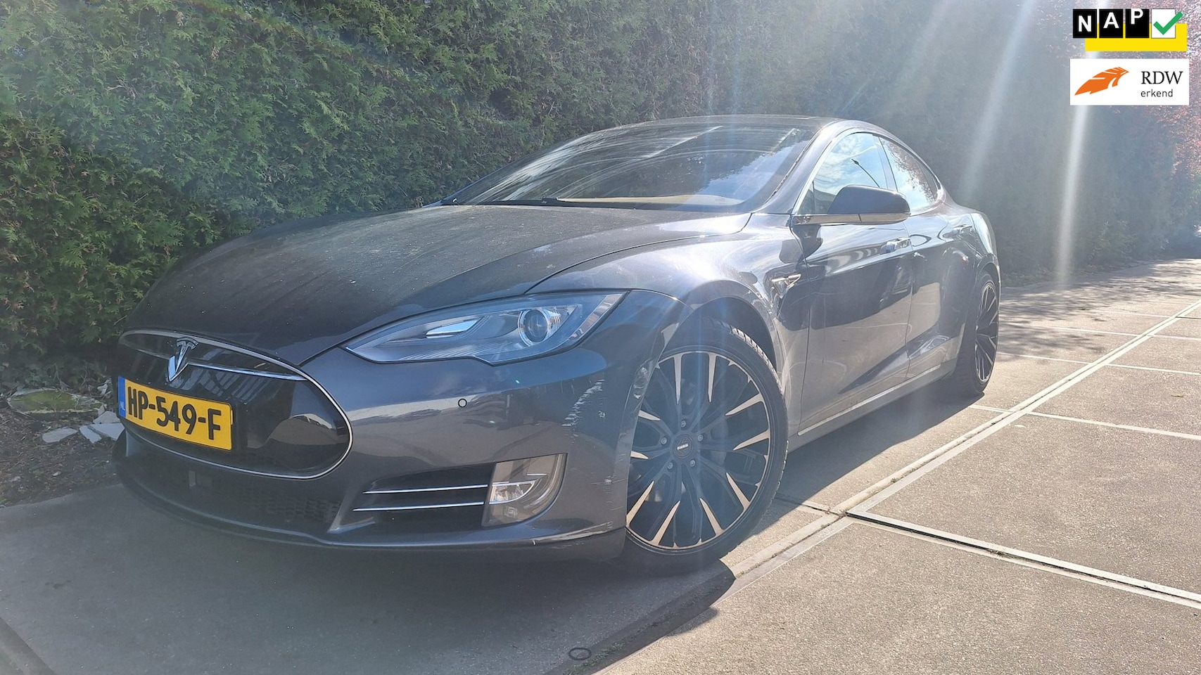 Tesla Model S - 70D Base (Lifetime free charge, max batterie charge 40 KM) - AutoWereld.nl