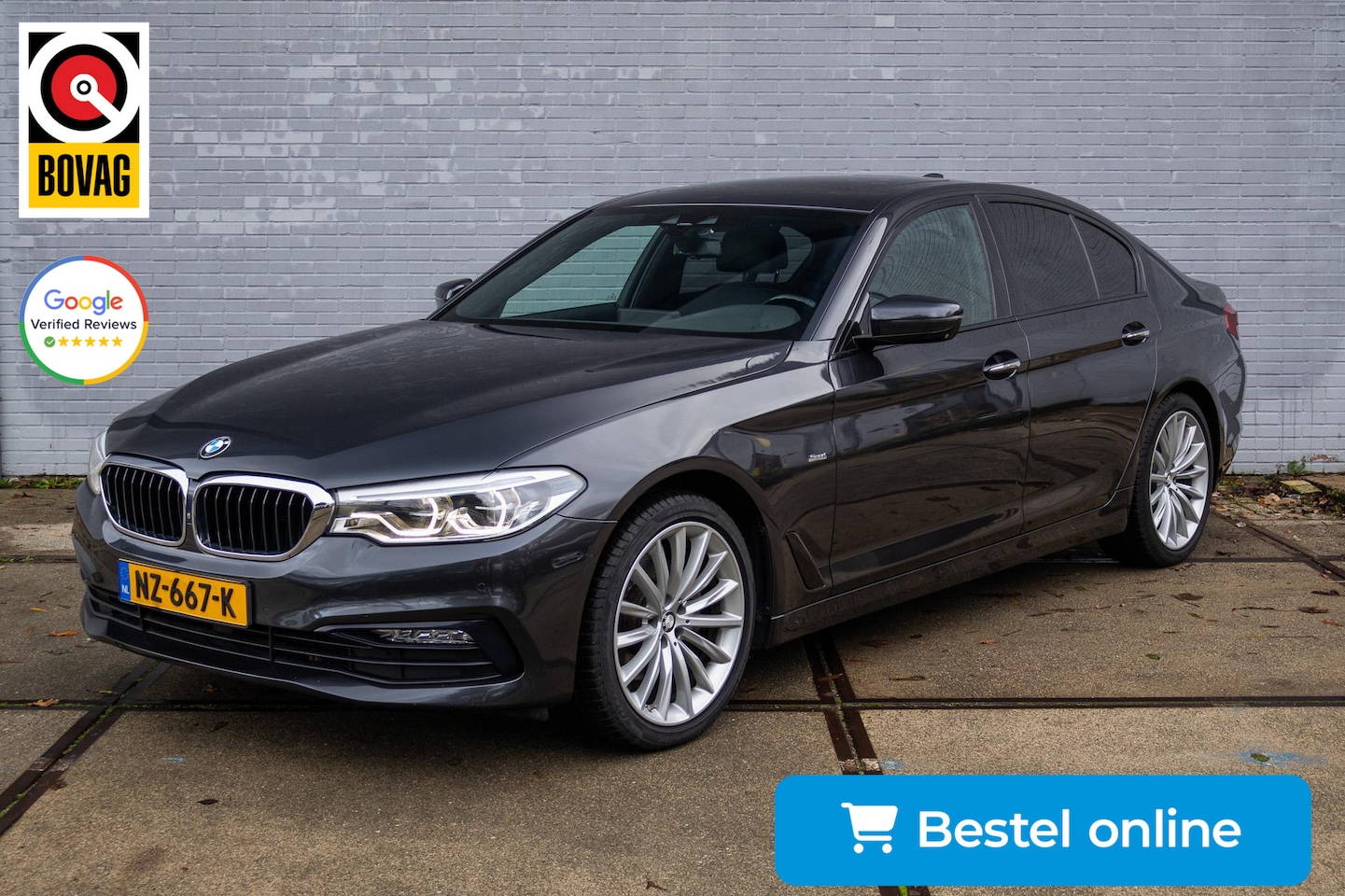 BMW 5-serie - 520d High Executive| Sportline|Memory-Seats|Schuifdak|360"Camera| - AutoWereld.nl