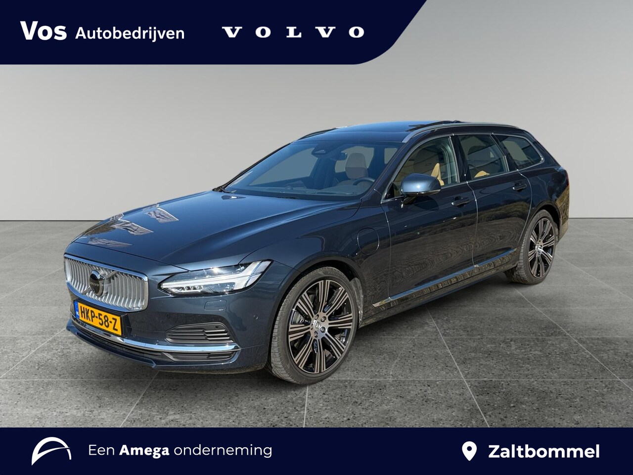 Volvo V90 - 2.0 T6 Plug-in hybrid AWD Ultra Bright | Luchtvering | B&W Audio | 360-camera | Head-up di - AutoWereld.nl