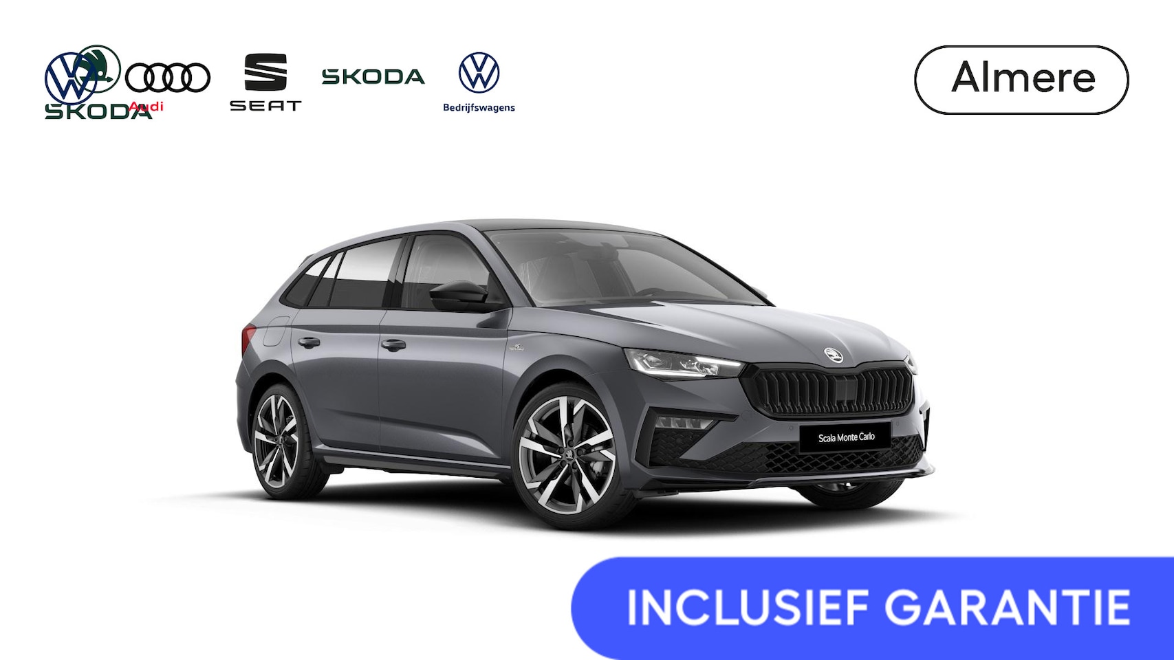 Skoda Scala - Monte Carlo 1.0 TSI 115 pk 7 versn. DSG | Travel assist | Winter pakket | 18 inch lichtmet - AutoWereld.nl