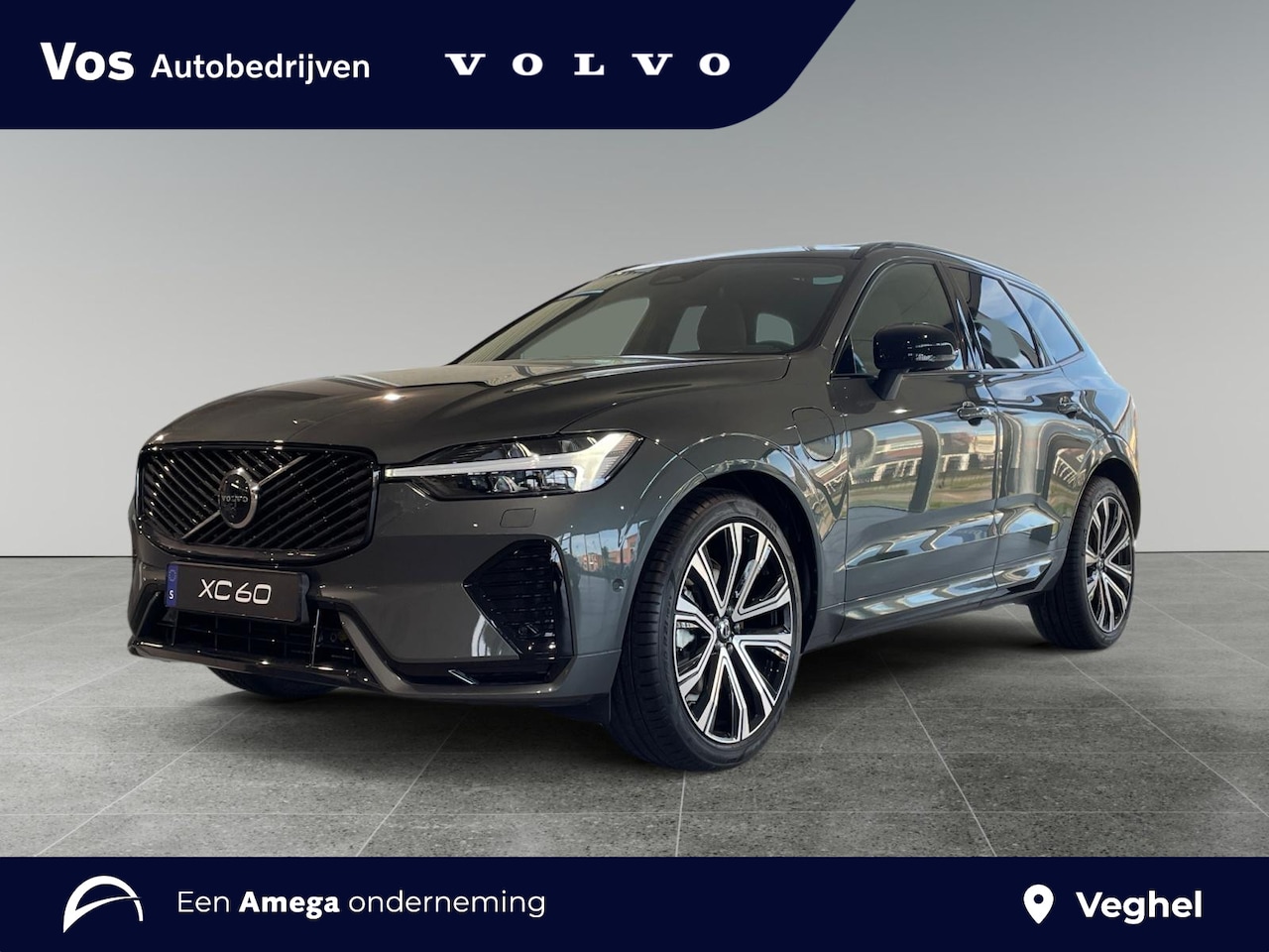 Volvo XC60 - T6 Plug-in hybrid AWD Ultra Dark | 21" 5-V Spoke Black Diamond | Luchtvering | Extra getin - AutoWereld.nl