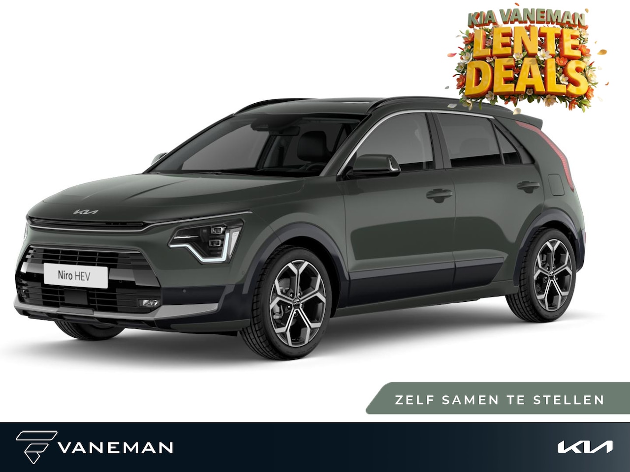 Kia Niro - 1.6 GDi Hybrid DynamicLine | Cruise control adaptief met Stop&Go en stuurhulp | Zelf Samen - AutoWereld.nl