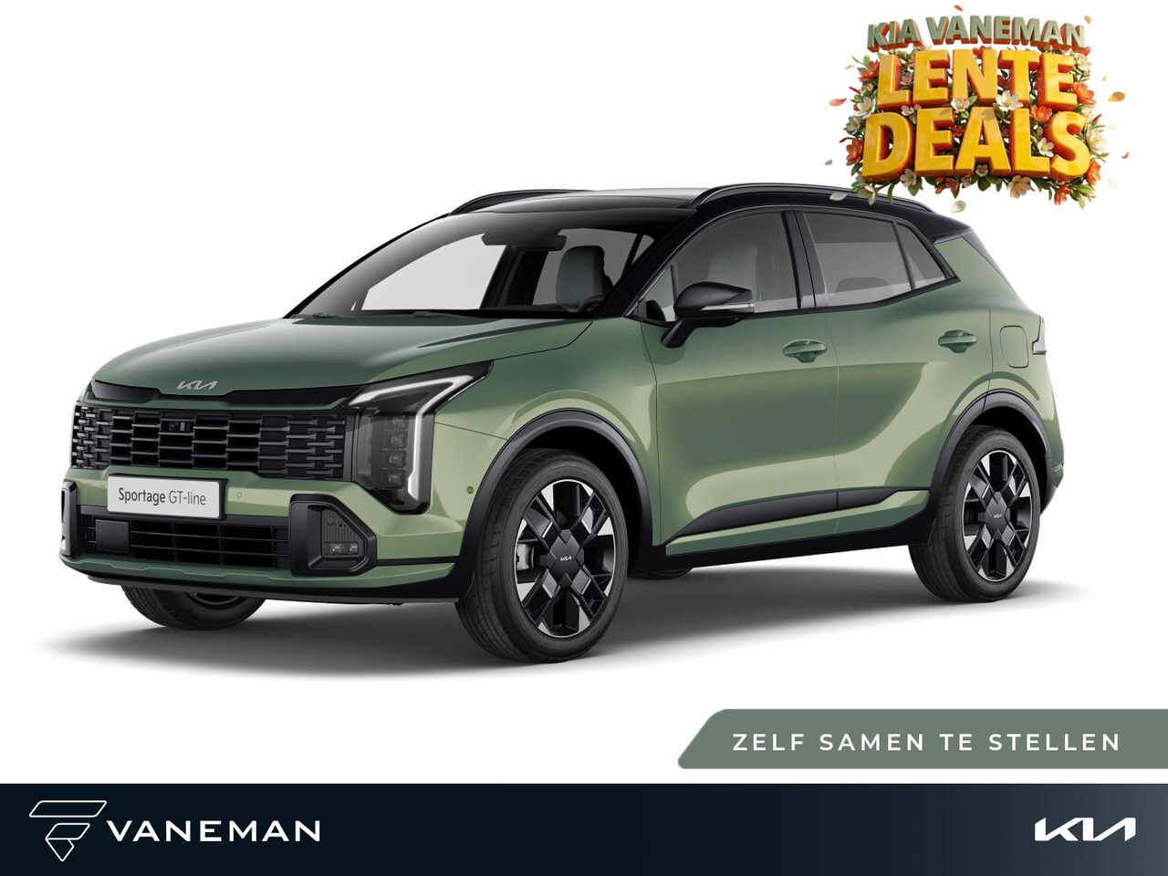 Kia Sportage - 1.6 T-GDi Hybrid GT-PlusLine | Apple Carplay/Android Auto | Zelf samenstellen - AutoWereld.nl