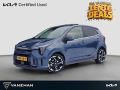 Kia Picanto - 1.0 DPI GT-Line | Beschikbaarheid In Overleg | Open Dak | LED | Leder | PDC | Navi | Clima