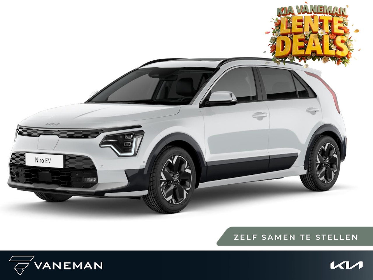 Kia Niro EV - Light Advanced 64.8 kWh | Cruise control adaptief met Stop&Go en stuurhulp | Zelf samenste - AutoWereld.nl