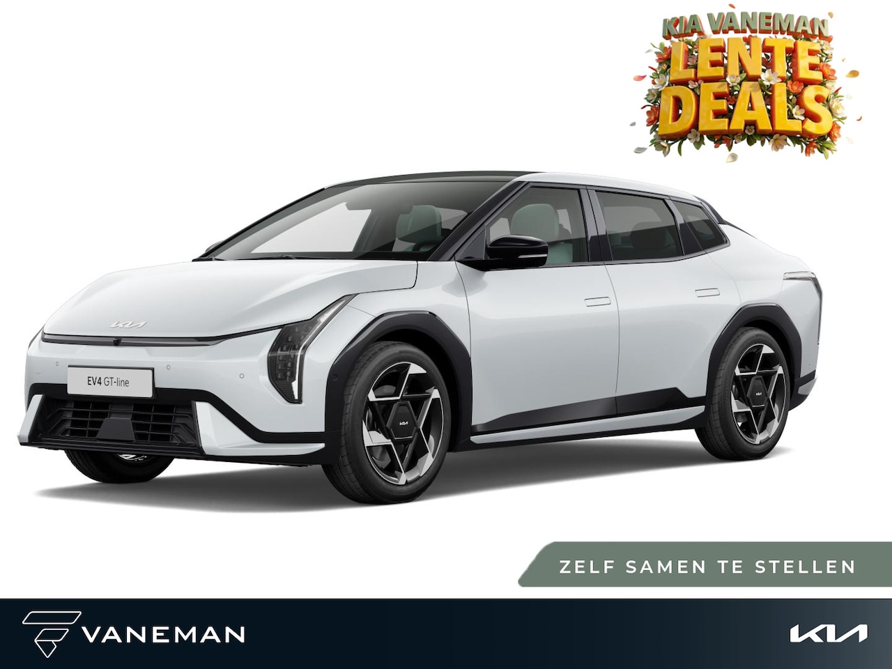 Kia EV4 Fastback - GT-Line 81.4 kWh | Elektrisch glazen schuif-/kanteldak | Zelf Samenstellen - AutoWereld.nl
