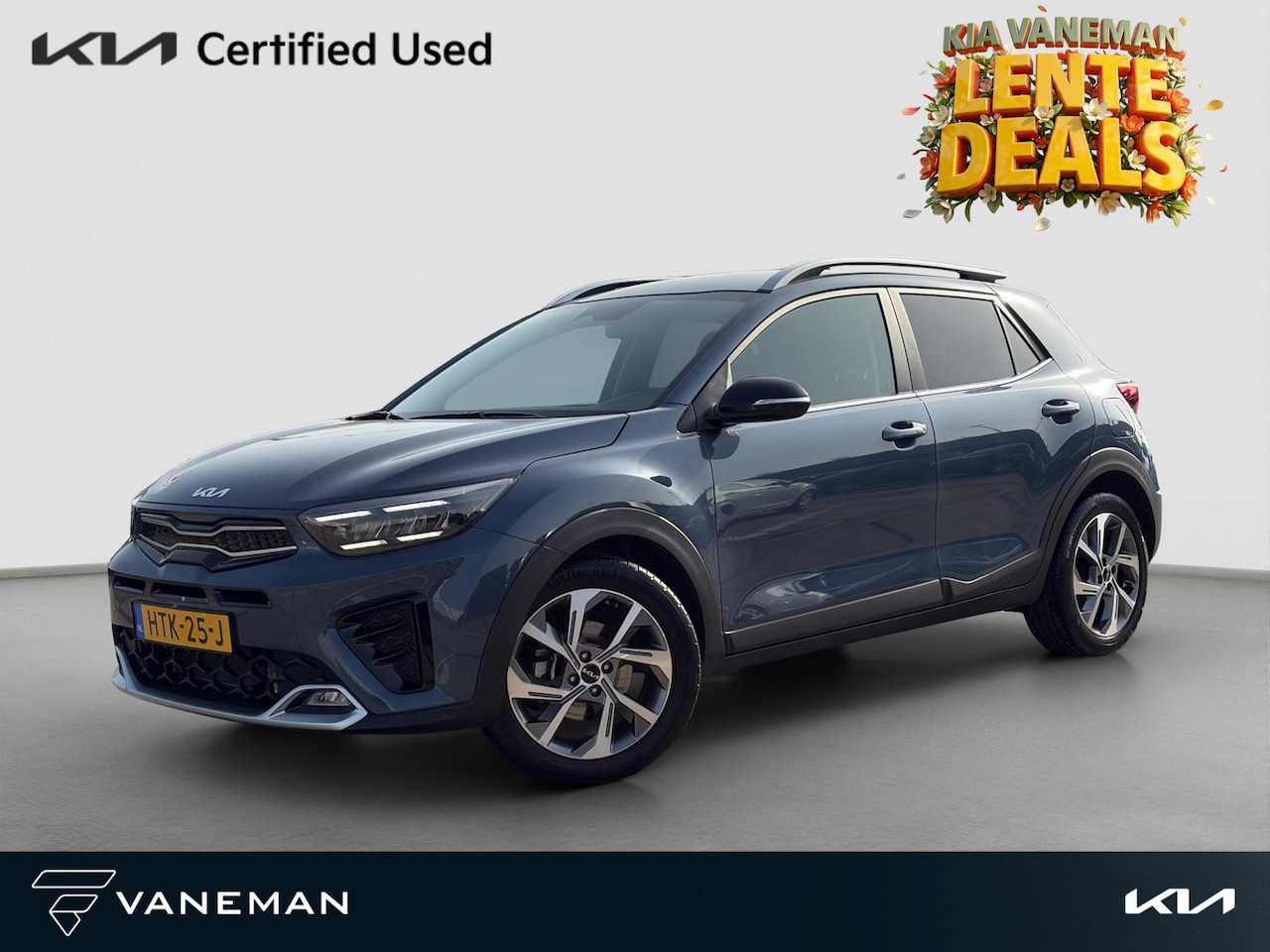 Kia Stonic - 1.0 T-GDi MHEV GT-Line | Cruise | Start/Stop | Half-leder | Stoel- en Stuurverwarming | LE - AutoWereld.nl