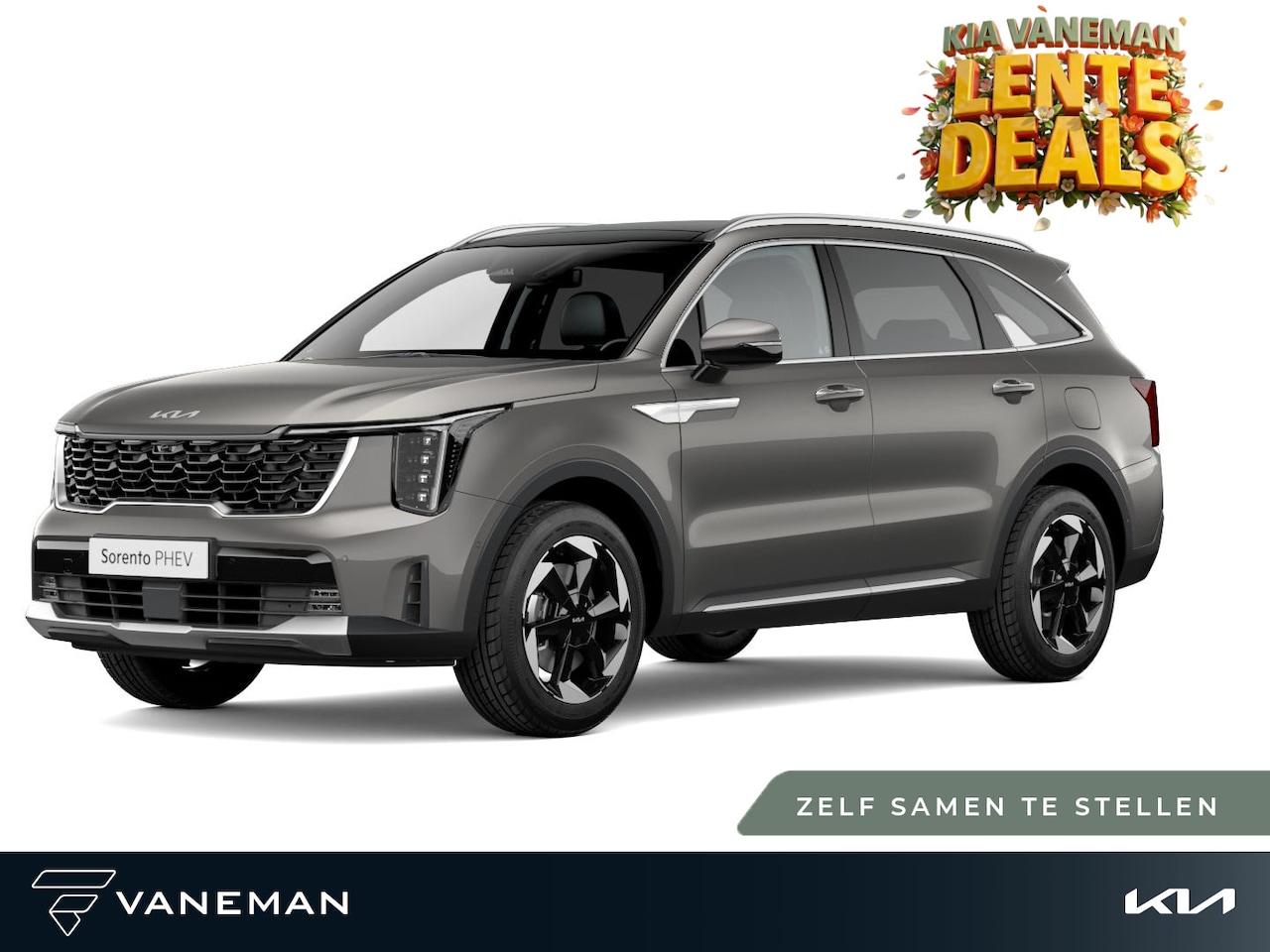 Kia Sorento - 1.6 T-GDi Plug-in Hybrid 4WD ExecutiveLine 7p. | Elektrisch glazen panorama-dak | Zelf sam - AutoWereld.nl