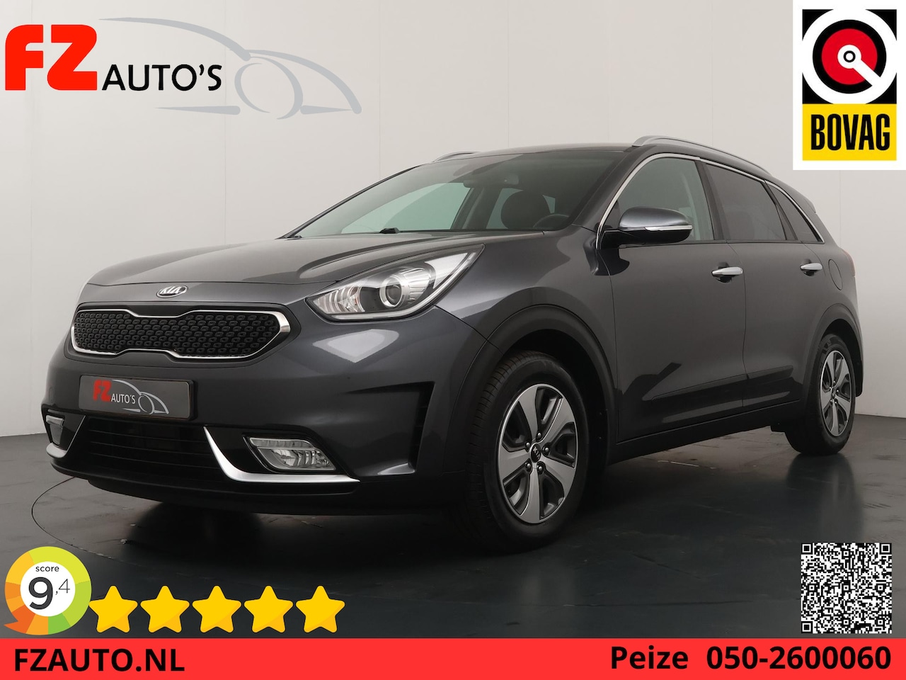 Kia Niro - 1.6 GDi Hybrid DynamicLine - Navigatie - Climate Control - Trekhaak - AutoWereld.nl