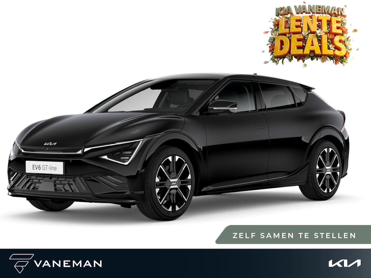 Kia EV6 - GT-Line Business Edition 84 kWh | Cruise control adaptief met Stop&Go en stuurhulp | Zelf - AutoWereld.nl