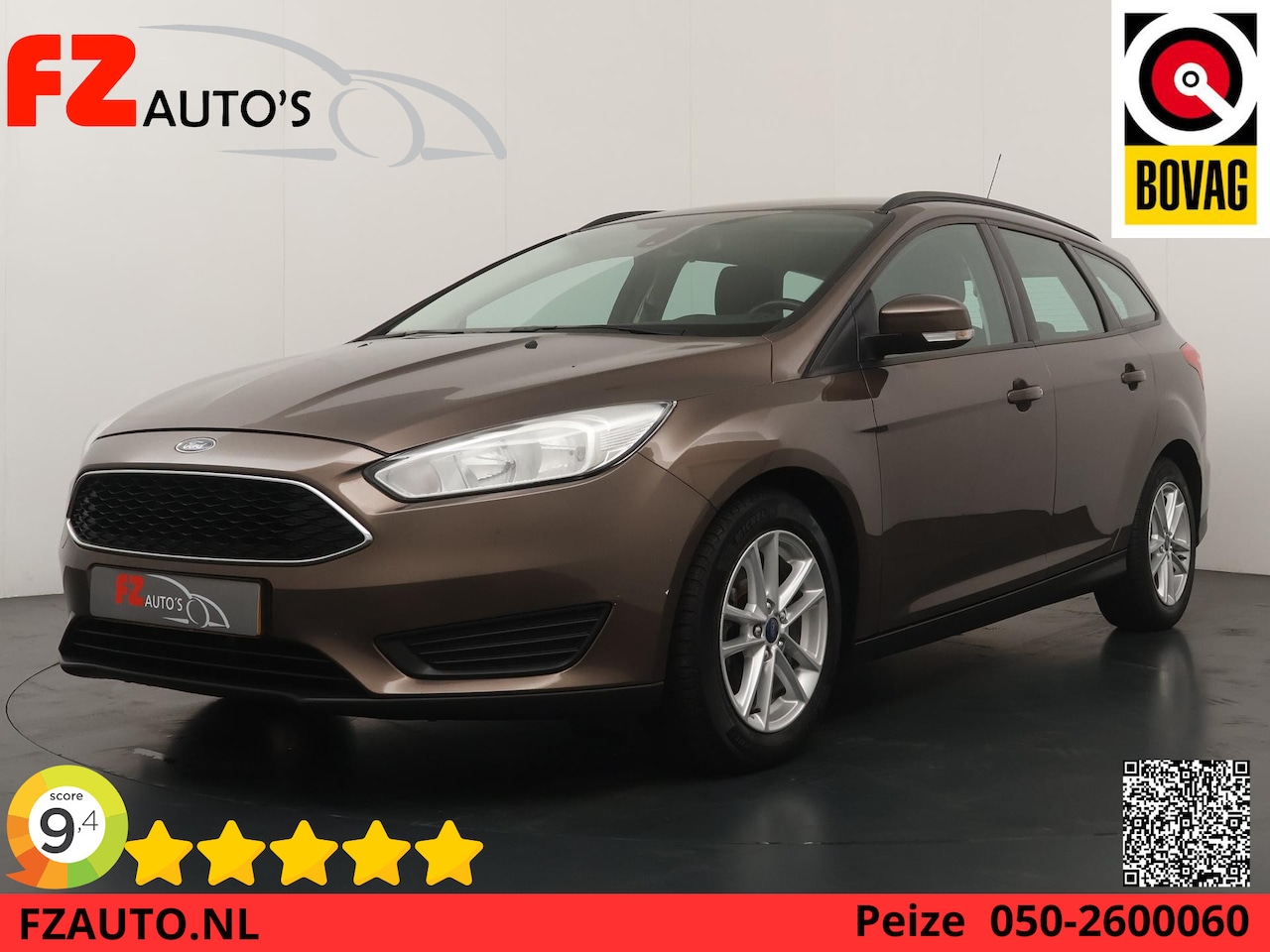 Ford Focus Wagon - 1.0 Trend - Navigatie - Parkeersensoren - Airconditioning - AutoWereld.nl