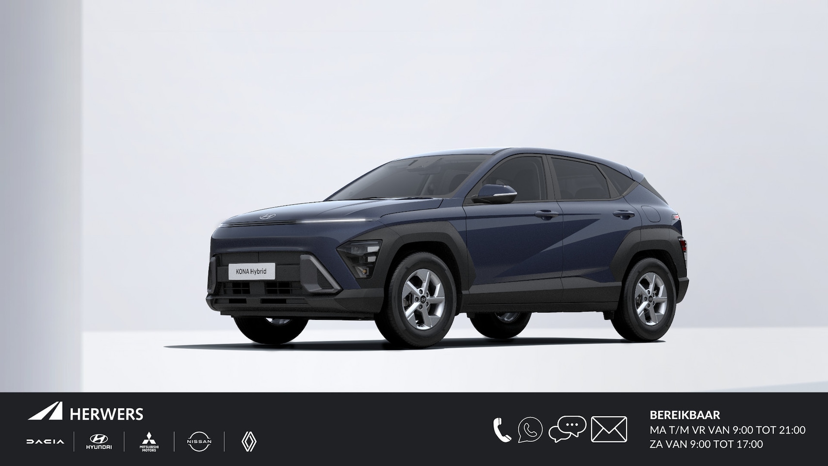 Hyundai Kona - 1.6 GDI HEV E-Motion / Private Lease Aktie v.a. € 399.- per maand / - AutoWereld.nl
