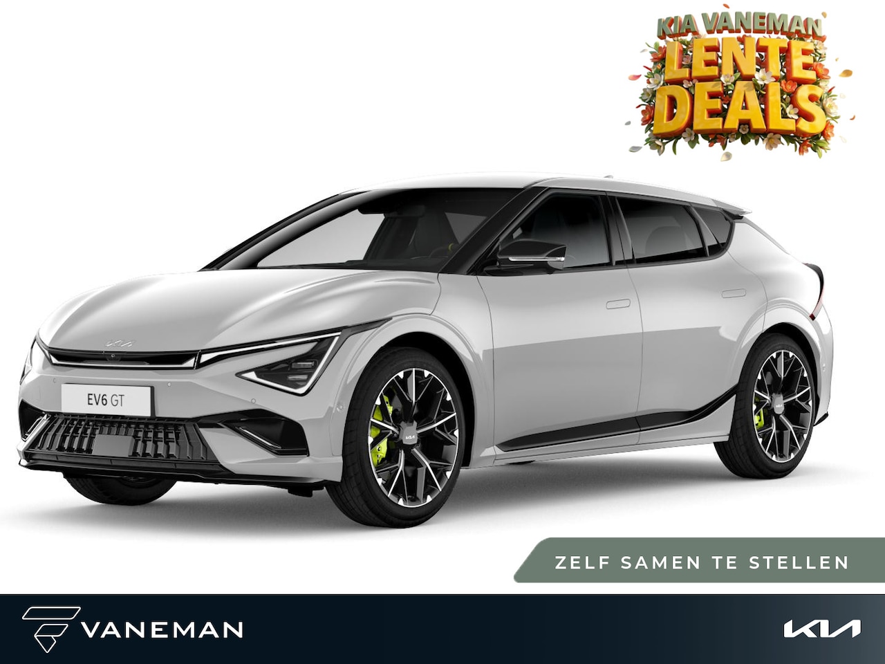 Kia EV6 - GT AWD 84 kWh | Lichtmetalen velgen 21" | Zelf samenstellen - AutoWereld.nl