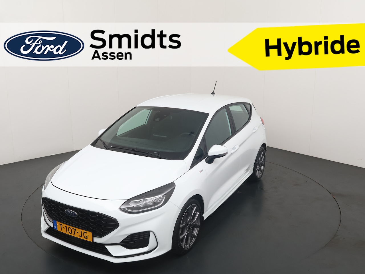 Ford Fiesta - EcoBoost Hybrid 125pk ST-Line | Cruise | All Season banden | Parkeersens. achter | Apple c - AutoWereld.nl
