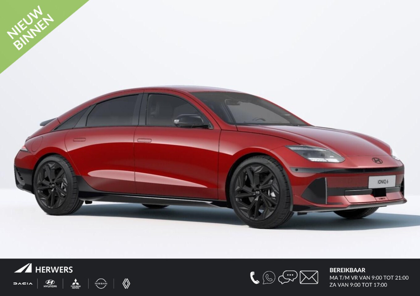 Hyundai IONIQ 6 - Business 77.4 kWh / €9000,- Voordeel / Snel Leverbaar / Transmission Blue Pearl / - AutoWereld.nl