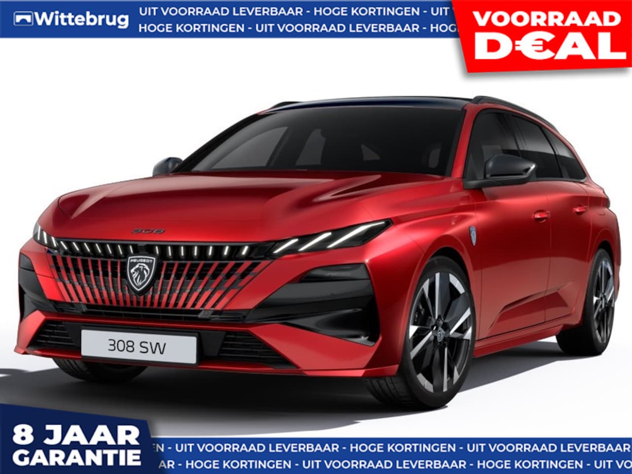 Peugeot 308 SW - 1.6 Plug-in Hybrid 195 GT NU TE BESTELLEN - SENSATION PACK - 8 JAAR GARANTIE - AutoWereld.nl