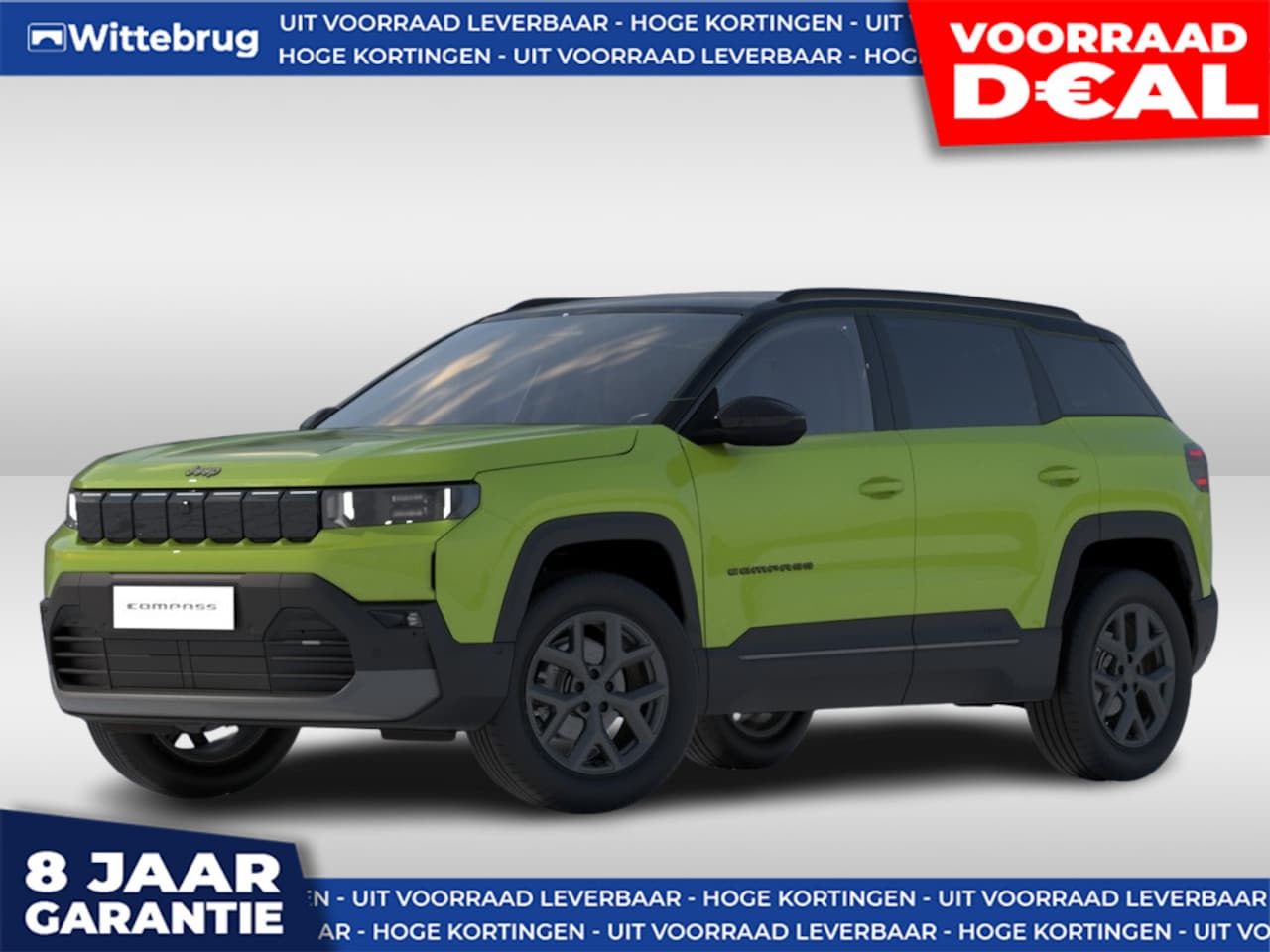 Jeep Compass - 1.2 e-Hybrid 145 First Edition DIRECT RIJDEN! - PANORAMADAK - CONVENIENCE PACK - 8 JAAR G - AutoWereld.nl