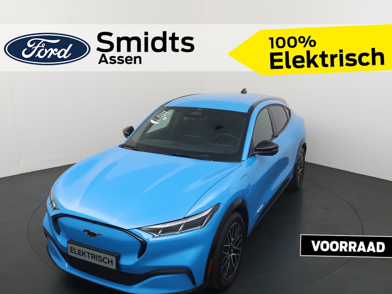 Ford Mustang Mach-E - Premium AWD 370 pk 91 kWh | *UNIEK* | Leer | LED | Adapt. cruise | El. verst. stoel | El. - AutoWereld.nl