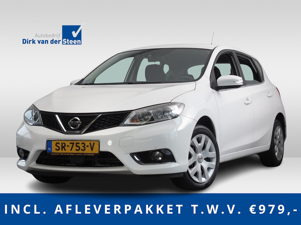 Nissan Pulsar - 1.2 DIG-T Visia | Cruise Control | Bluetooth | Airco | Parkeersensoren Achter | - AutoWereld.nl