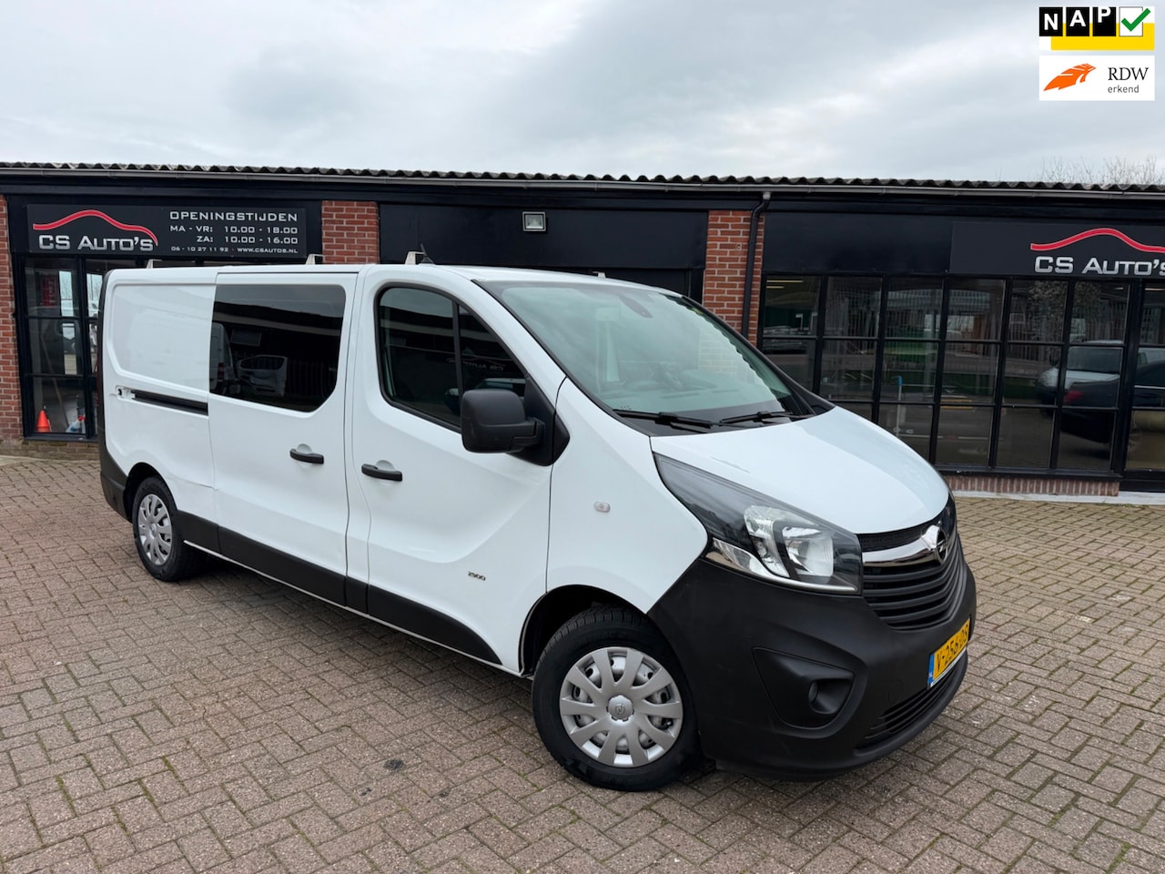 Opel Vivaro - 1.6 CDTI|125pk|euro6|L2H1| Dubbel cabine|airco|cruise.control|marge - AutoWereld.nl
