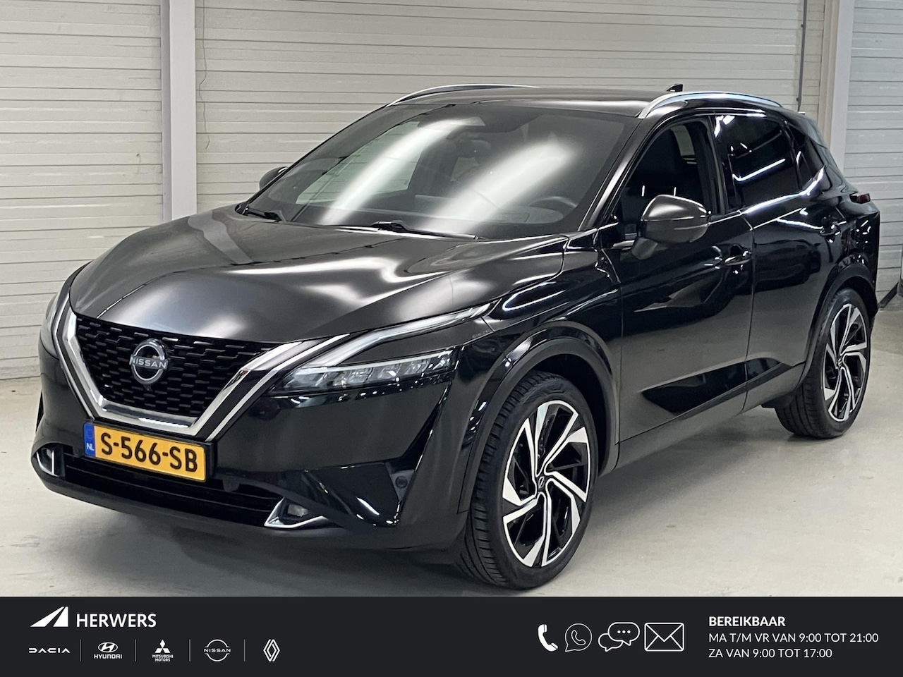 Nissan Qashqai - 1.3 MHEV Xtronic Tekna Plus / Trekhaak (1800kg) / Panoramadak / HUD / BOSE Audio / 360 Cam - AutoWereld.nl