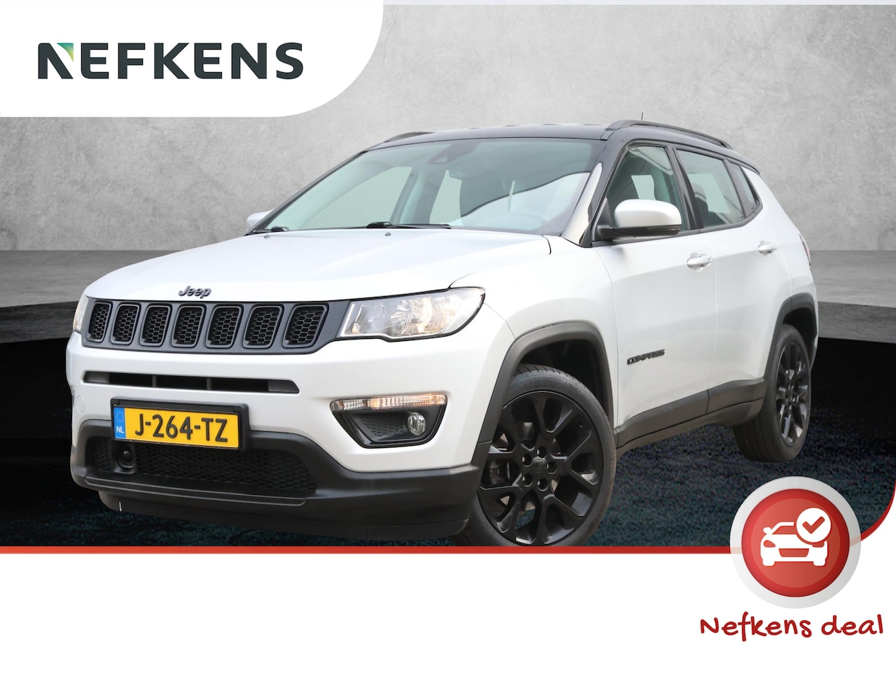 Jeep Compass - 150pk Night Eagle Liberty | 1ste eigenaar | Camera | LEER/Stof | 19"LMV | Navigatie | AUTO - AutoWereld.nl