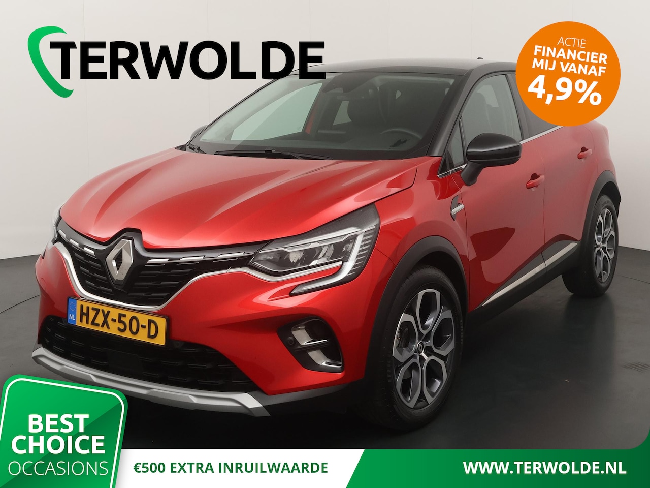 Renault Captur - techno mild hybrid 160 EDC | AUTOMAAT | Adapt. Cruise | Groot Navi | 18" velgen | - AutoWereld.nl