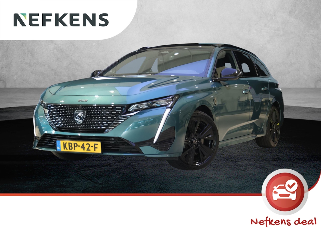 Peugeot 308 SW - GT Plug-in Hybrid 225 pk Autmaat | Schuifdak | 360 Camera | Handsfree Achterklep | Elektri - AutoWereld.nl