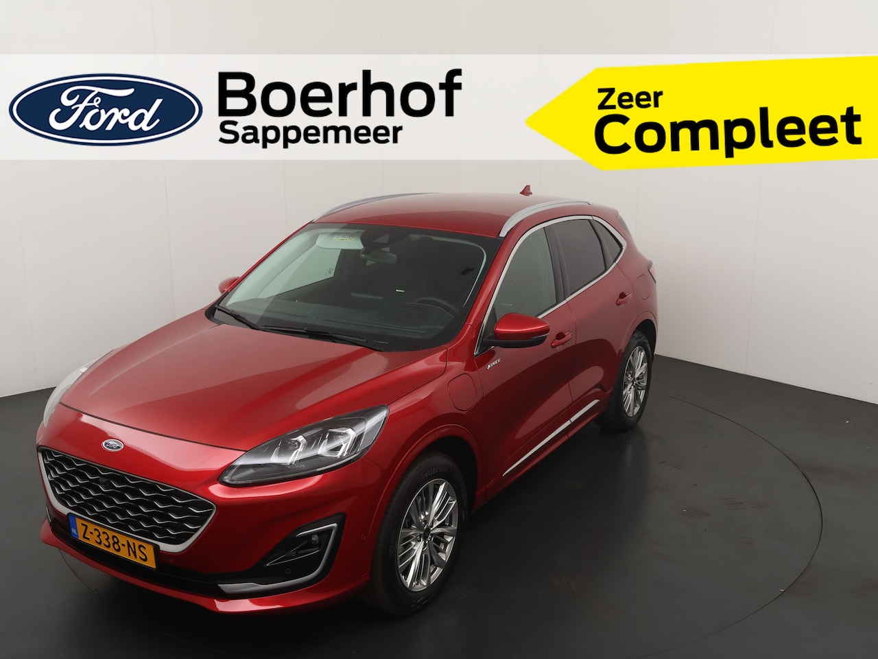 Ford Kuga - 2.5 PHEV Vignale | Trekhaak | Adap. Cruise | Winterpack | Elek. klep | Leder | HUD | - AutoWereld.nl